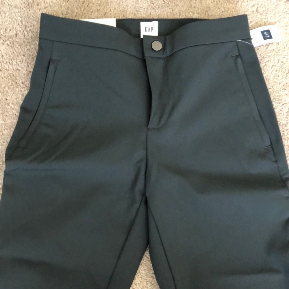 Skinny high rise stretch dress pants